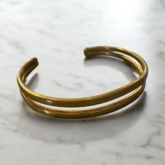 SERGIO LUB California Cuff Bracelet Copper? Open Bands Retro - Picture 1 of 7